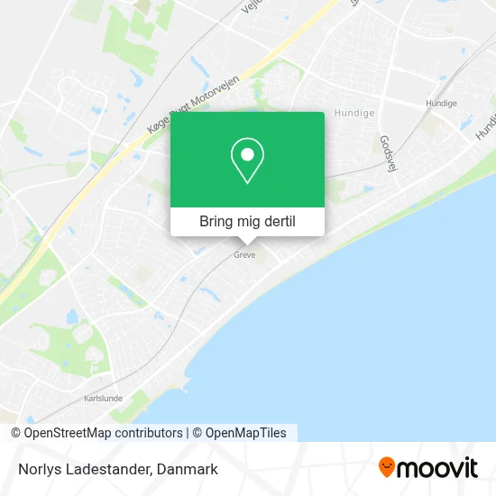 Norlys Ladestander kort