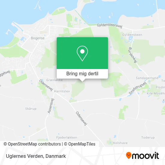 Uglernes Verden kort