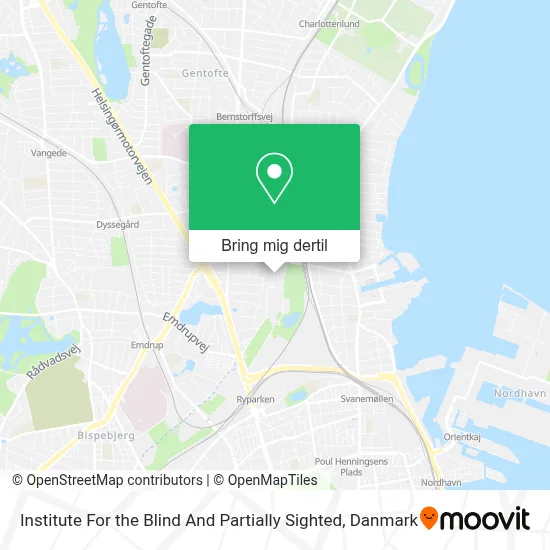 Institute For the Blind And Partially Sighted kort