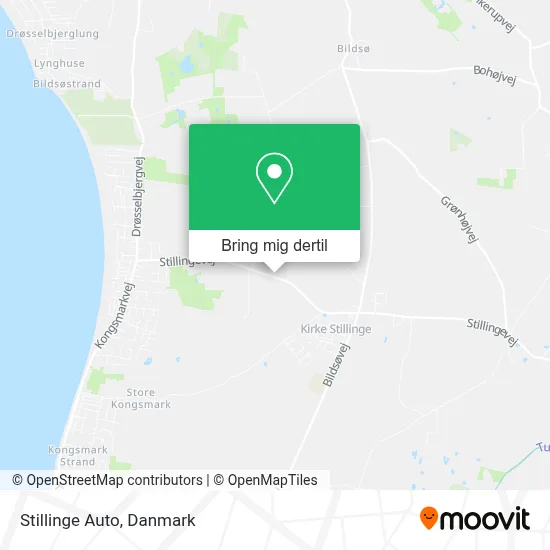 Stillinge Auto kort