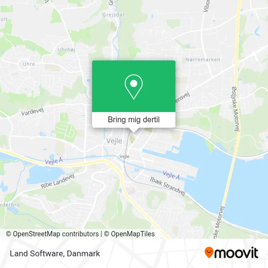 Land Software kort