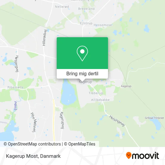 Kagerup Most kort