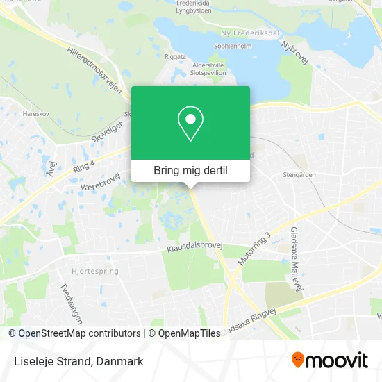 Liseleje Strand kort