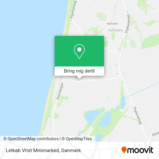 Letkøb Vrist Minimarked kort