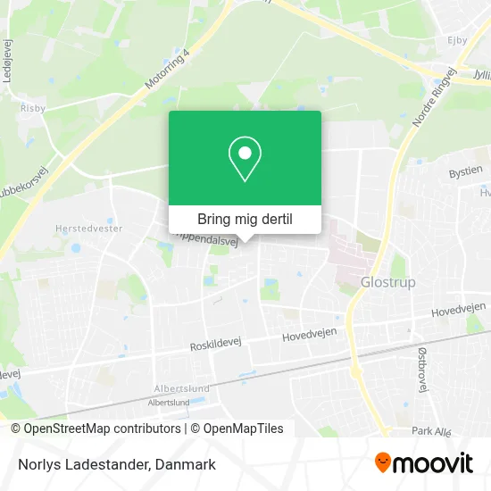 Norlys Ladestander kort