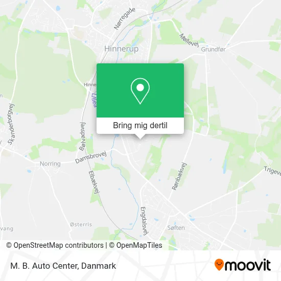 M. B. Auto Center kort