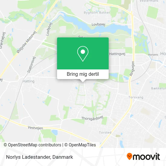 Norlys Ladestander kort