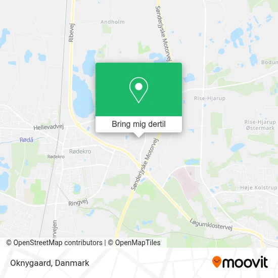 Oknygaard kort