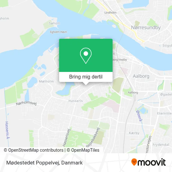 Mødestedet Poppelvej kort