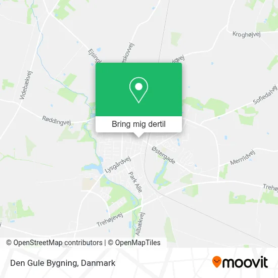 Den Gule Bygning kort