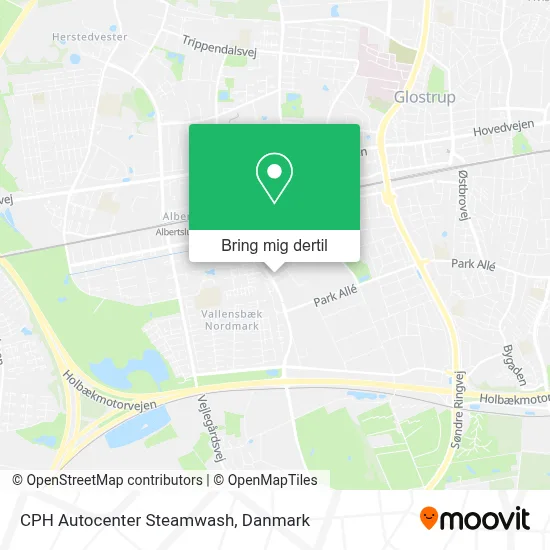 CPH Autocenter Steamwash kort