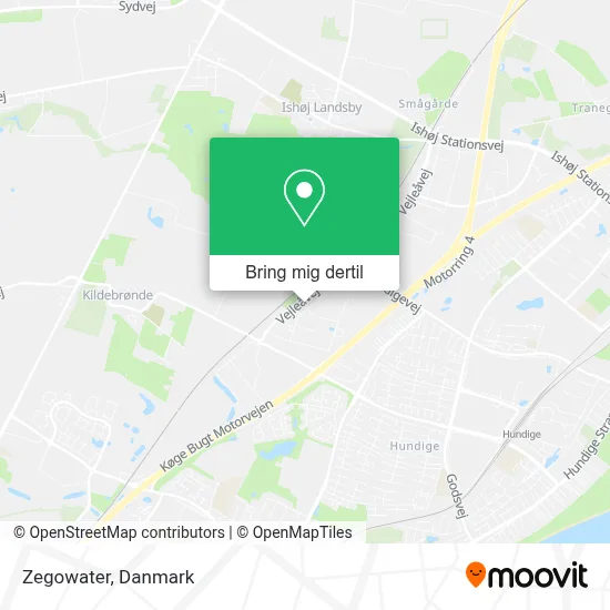 Zegowater kort