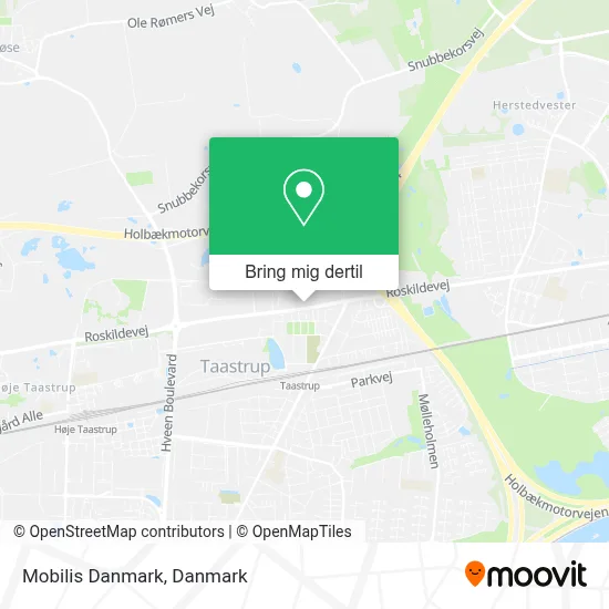 Mobilis Danmark kort
