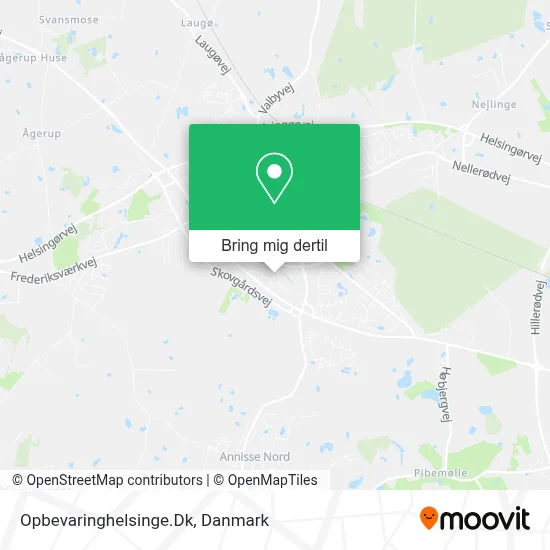 Opbevaringhelsinge.Dk kort