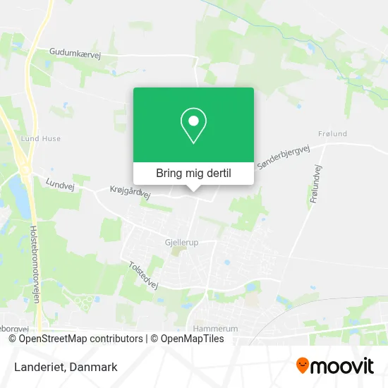 Landeriet kort