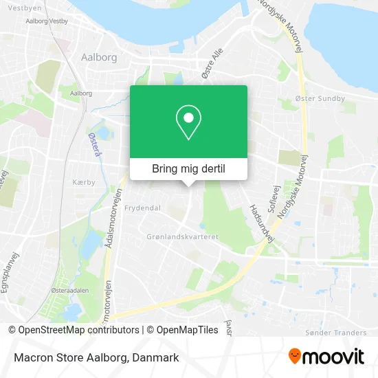 Macron Store Aalborg kort