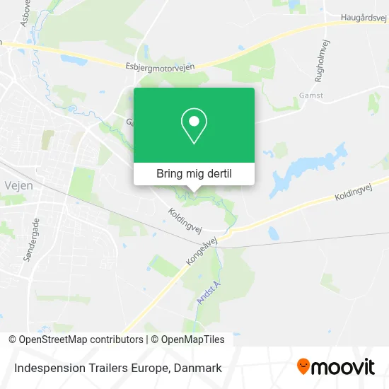 Indespension Trailers Europe kort