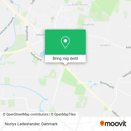 Norlys Ladestander kort