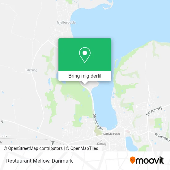 Restaurant Mellow kort
