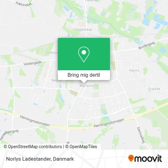 Norlys Ladestander kort
