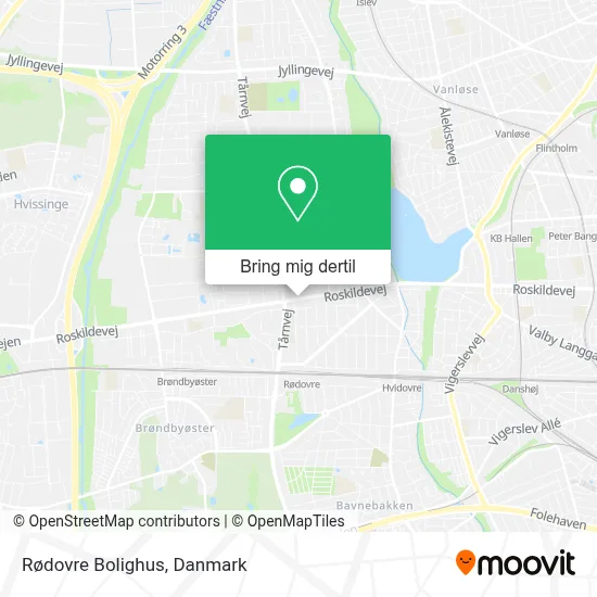 Rødovre Bolighus kort