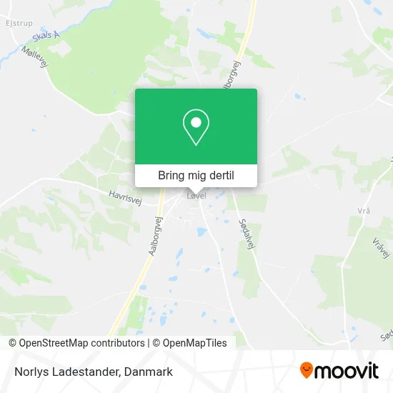Norlys Ladestander kort