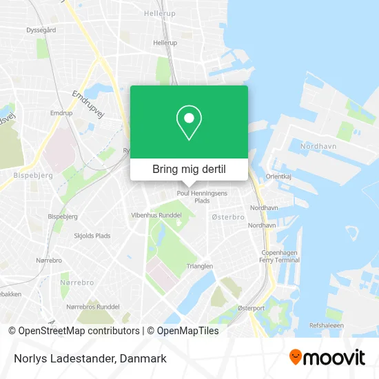 Norlys Ladestander kort