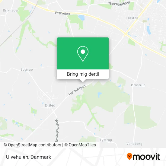 Ulvehulen kort