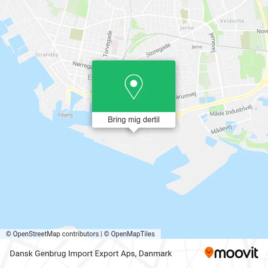 Dansk Genbrug Import Export Aps kort