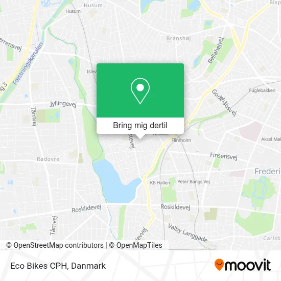 Eco Bikes CPH kort