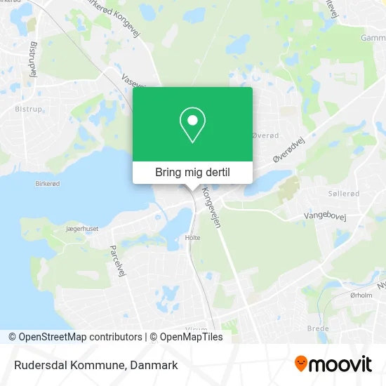 Rudersdal Kommune kort