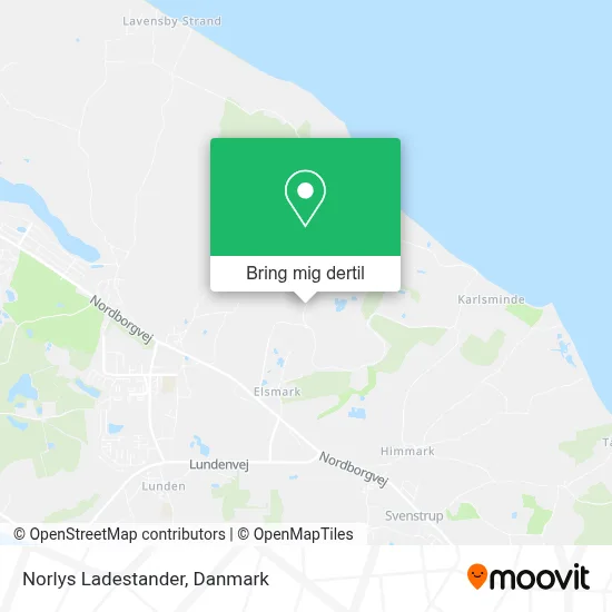 Norlys Ladestander kort