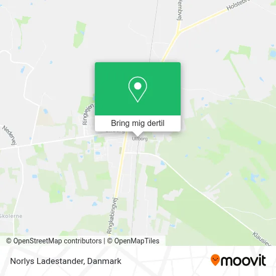 Norlys Ladestander kort