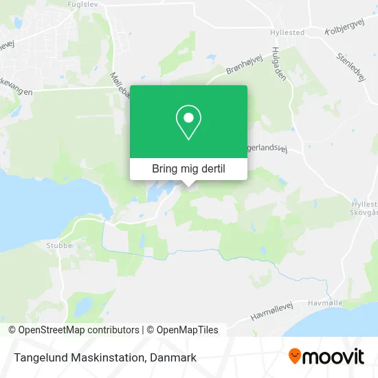Tangelund Maskinstation kort