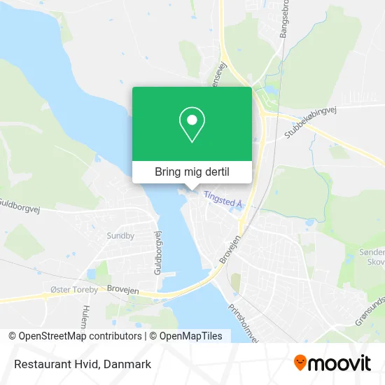 Restaurant Hvid kort