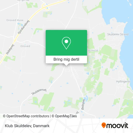 Klub Skuldelev kort