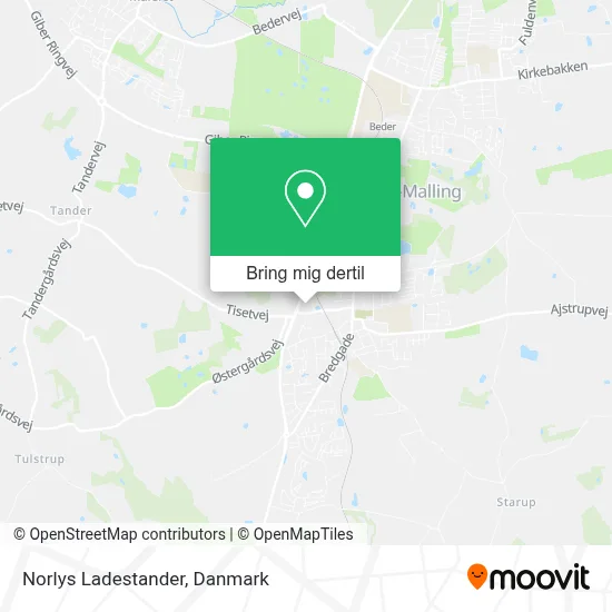 Norlys Ladestander kort