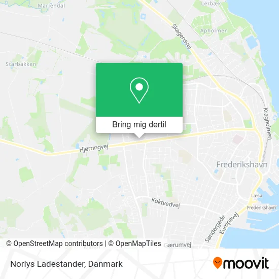 Norlys Ladestander kort