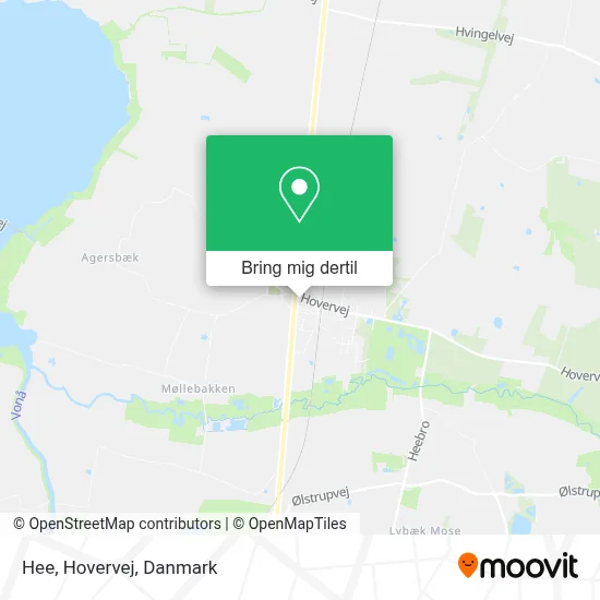 Hee, Hovervej kort