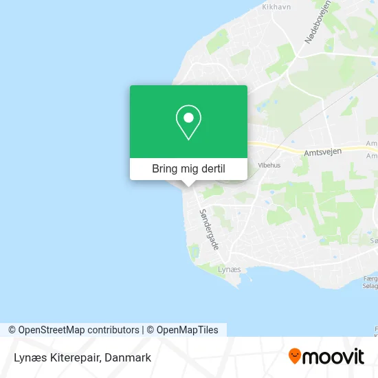 Lynæs Kiterepair kort