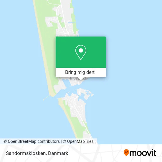 Sandormskiosken kort