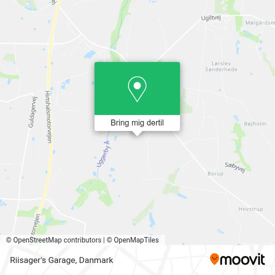 Riisager's Garage kort