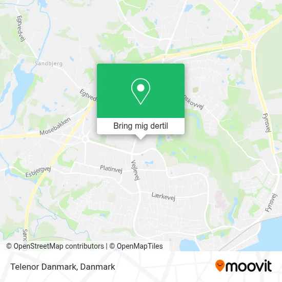 Telenor Danmark kort