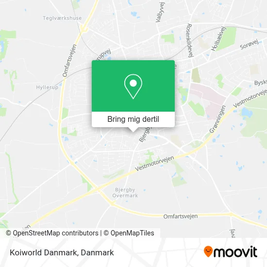 Koiworld Danmark kort
