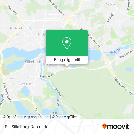 Sls-Silkeborg kort