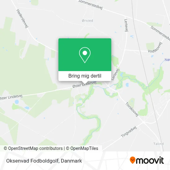 Oksenvad Fodboldgolf kort