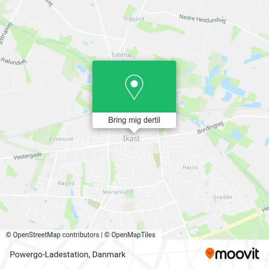 Powergo-Ladestation kort