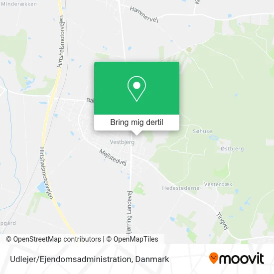 Udlejer/Ejendomsadministration kort
