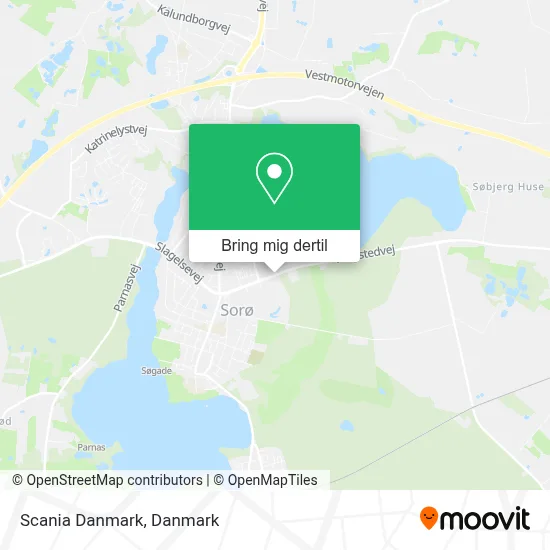 Scania Danmark kort