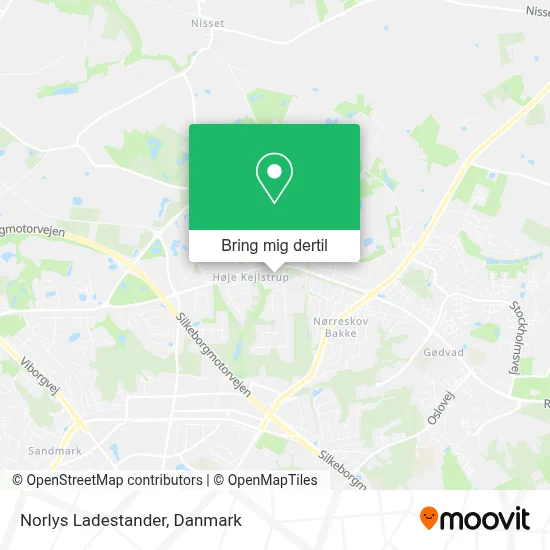 Norlys Ladestander kort